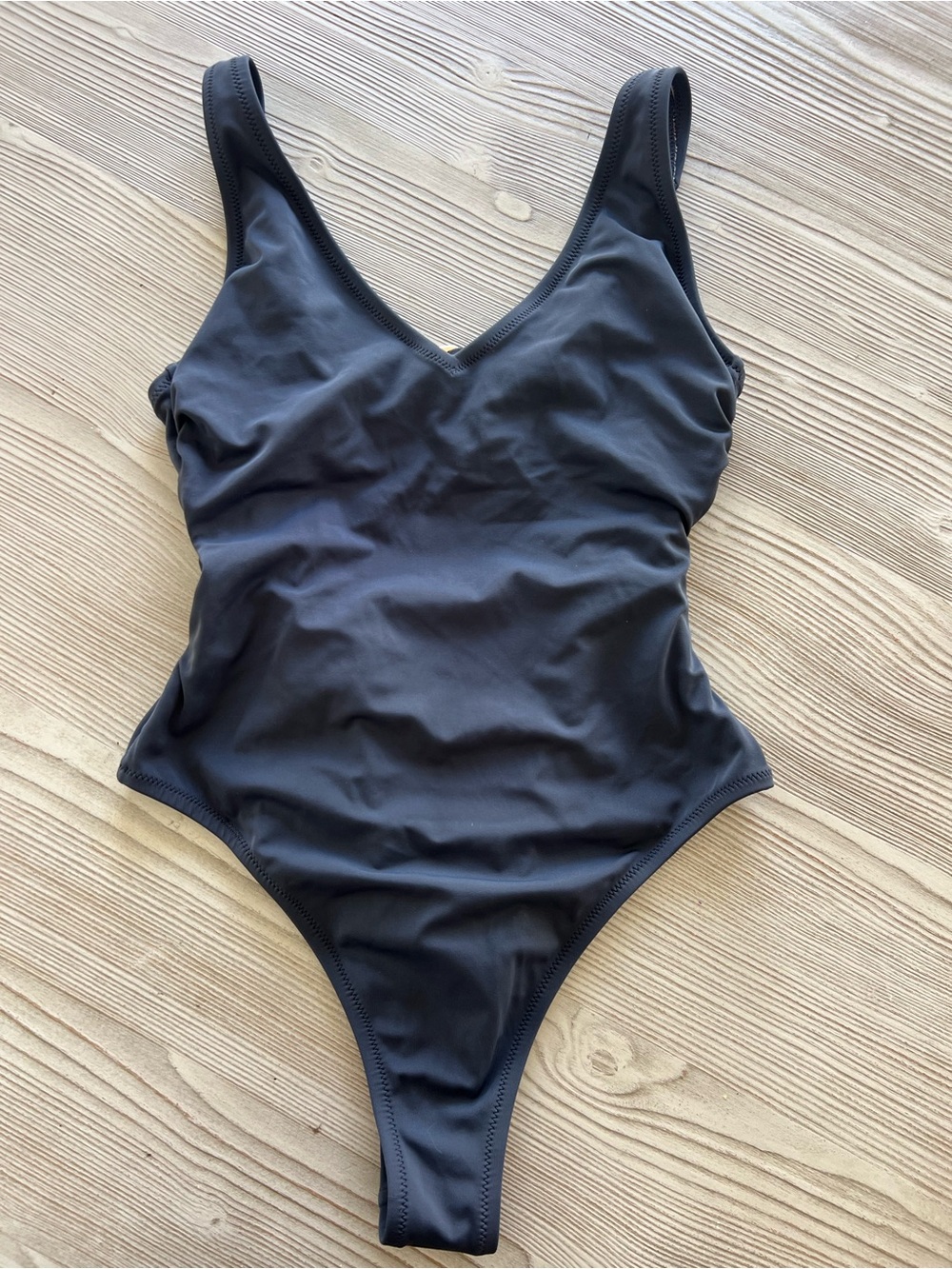 Shade & Shore Black Girls' Classic One-Piece Swimsuit